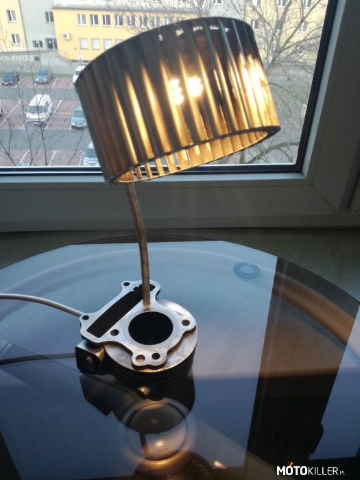 Lampka ze starych części – Kolejna wersja lampki z cylindra 