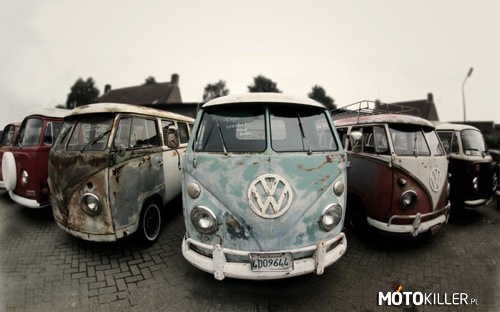 Old VW Transporter Vans