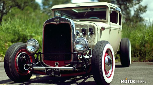 Ford oldcar. Wlepka