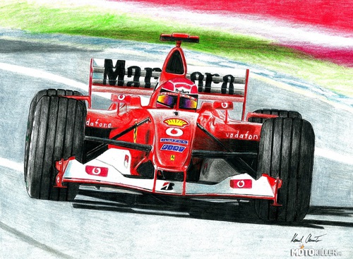 Michael Schumacher w Ferrari F2002