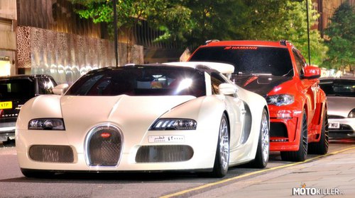 Bugatti Veyron i BMW X6M Hamann