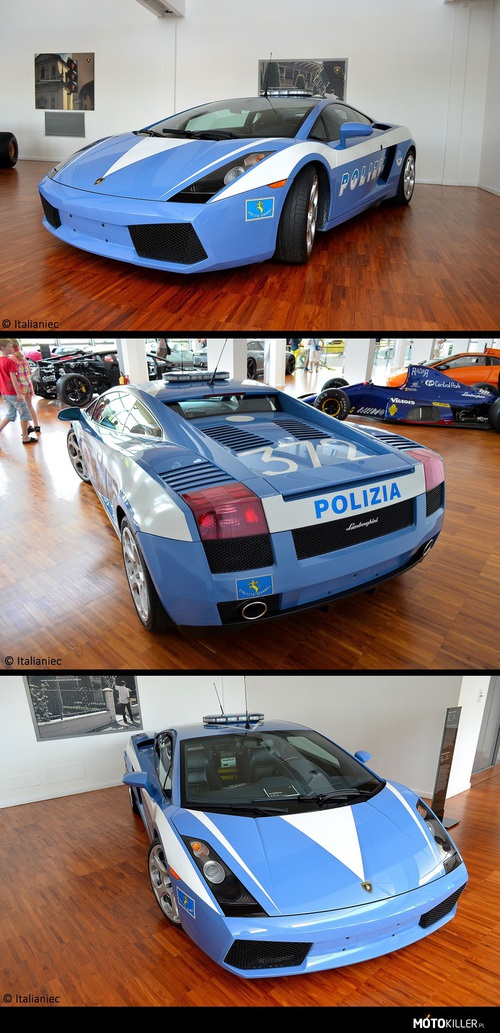 Policyjne Lamborghini Gallardo