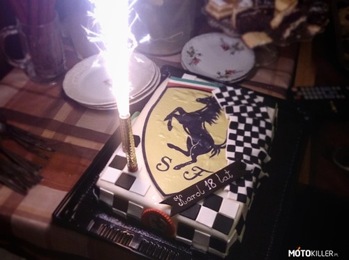 Tort urodzinowy fana F1 i Scuderii Ferrari