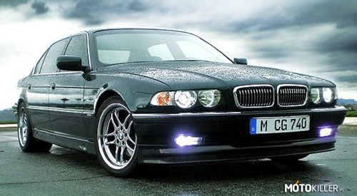 Blask świateł w BMW