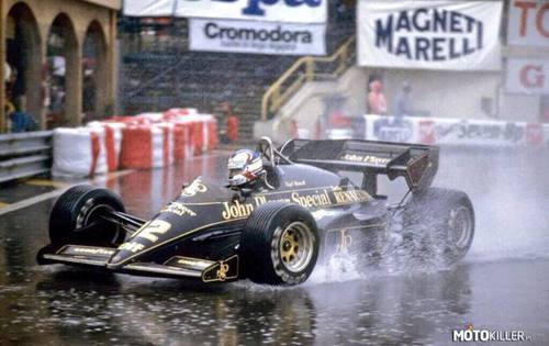Nigel Mansell i jego Lotus