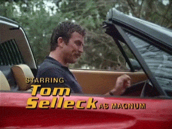 Tom Selleck w serialu "Magnum P.I." –  