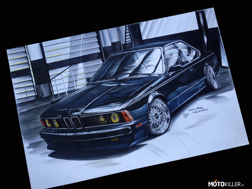 Rysunek BMW e24