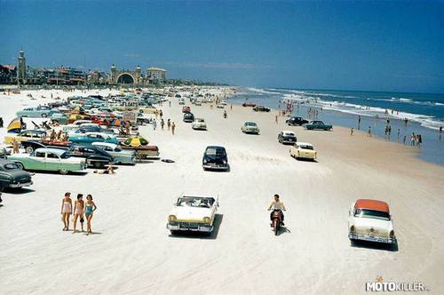 Daytona Beach na Florydzie 1957r.