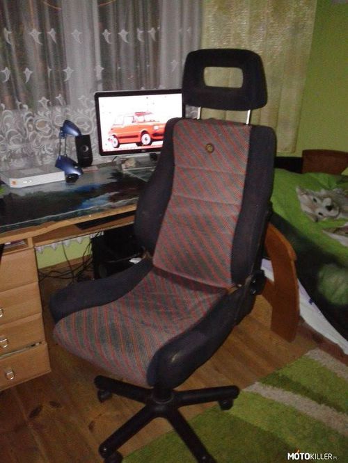 Mój fotel do komputera