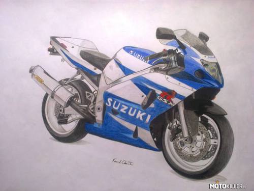 Rysunek Suzuki GSXR 600