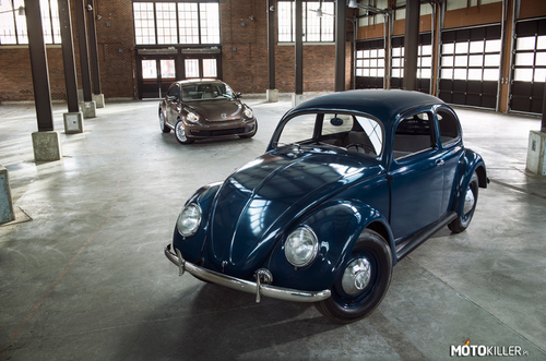 Volkswagen Beetle 1949 oraz Volkswagen Beetle 2014