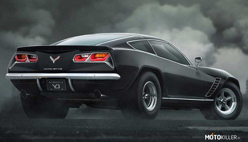 Corvette C7 w stylu retro zaprezentowana przez studio Yasid Design