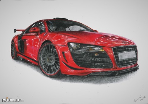 Rysunek A3 "Audi R8 - Prior Design"