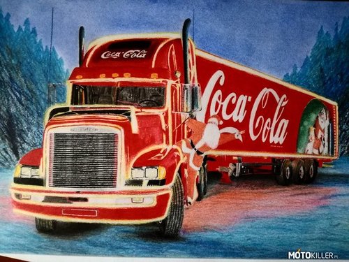 Świąteczna Ciężarówka Coca Coli