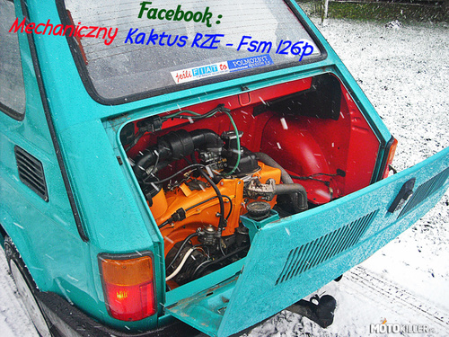 Fiat 126p - Komora silnika