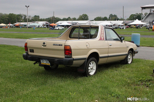 Subaru Brat (Brunby, Shifter)   Na rynek amerykański trafił z modyfikacją wymuszoną przez przepisy celne. Co to było?